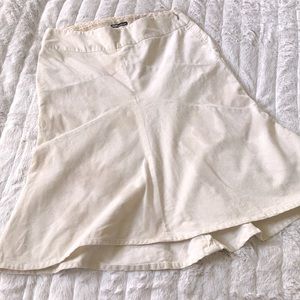 Massimo‎ Dutti corduroy fit-and-flare midi skirt